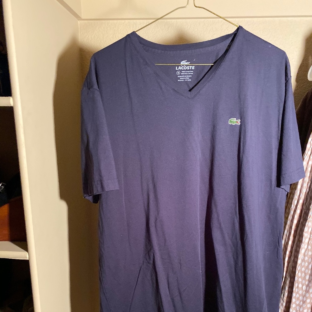 Dark NAVY BLUE Lacoste Size 8 XXL